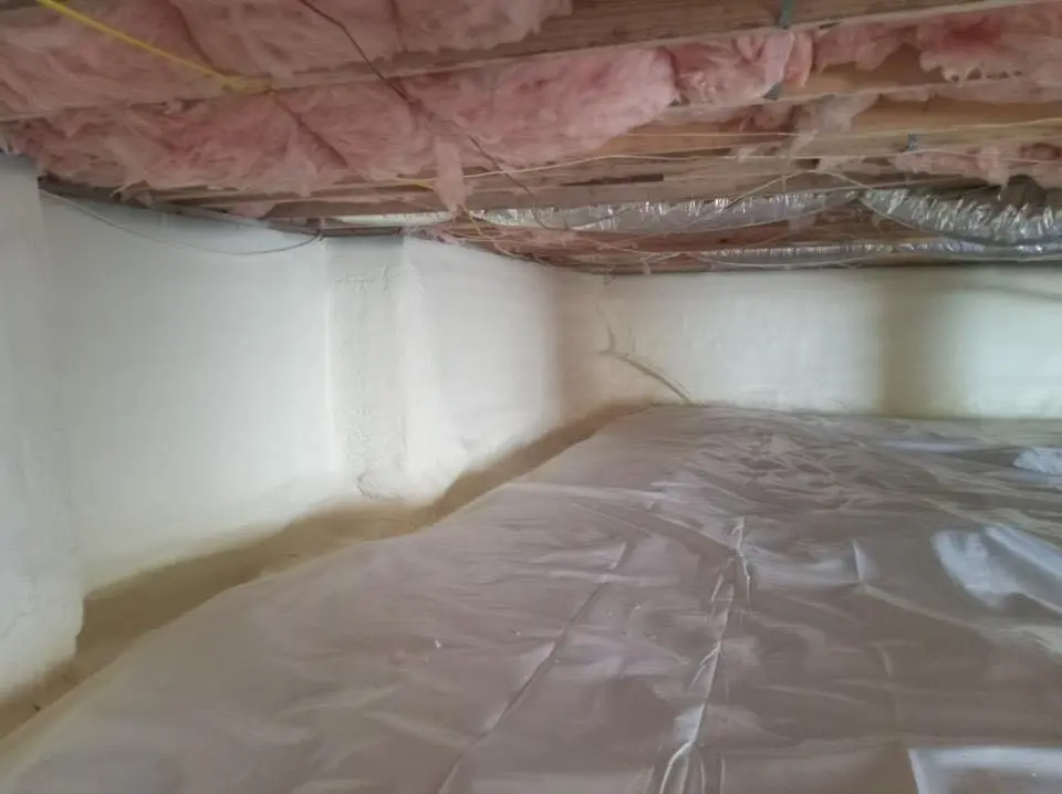 Crawl space encapsulation with closed-cell spray foam for Roof Maintenance in Everman